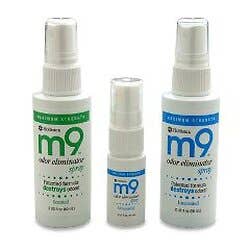 m9 Odor Eliminator Spray - 2 oz. pump, scented & unscented