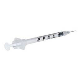 SOL-CARE 1ML TB Safety Syringe with 1/2" Fixed Needle | 27G or 28G