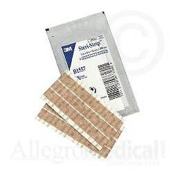 3M Steri-Strip Blend Tone Skin Closures (Non-reinforced) - 1/2" x 4" - 6 strip envelope