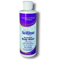 No Rinse Body Wash 8 oz. Bottle - Moisturizing Skin Cleanser