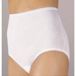 Wearever Women's Incontinence Cotton Comfort Panties White