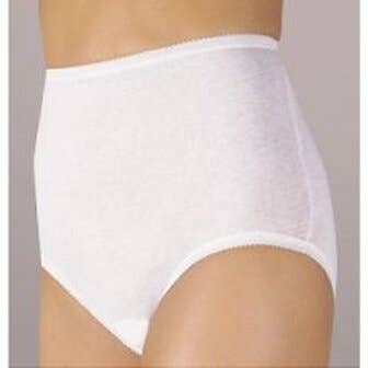 Wearever Women's Incontinence Cotton Comfort Panties White