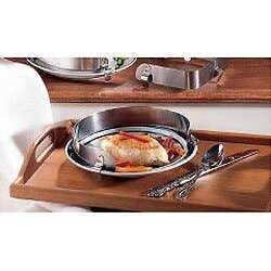 Stainless-Steel Food Guard for 9"-11" Plates - Each