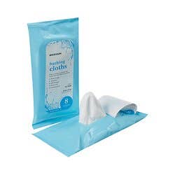 McKesson Scented Rinse-Free Bath Wipe, Soft Pack