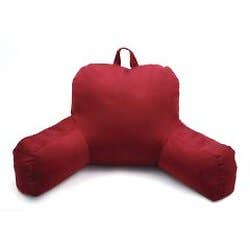 Micro Suede Bed Rest Lounger - Red