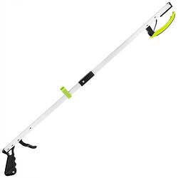 Deluxe folding reaching aid, pistol grip, open-jaw, 32"