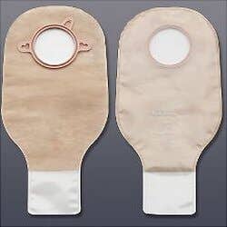 New Image Drainable Pouch without Filter - UltraClear 2-3/4" Flange Size - Box of 10