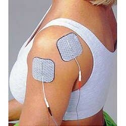 PALS Reusable Neurostimulation Electrodes - Platinum Prewired - 2" x 3.5" Rectangle - Case of 40