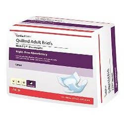 Wings Quilted Overnight Adult Briefs - Max Absorbency