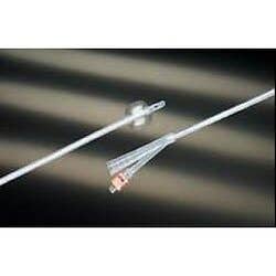 Bardex Uncoated 100% Silicone Foley Catheters - 2-Way, 3cc