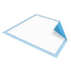 McKesson Lite Disposable Underpads - Fluff/Polymer - Light Absorbency - 23" x 24", Blue - Bag of 25