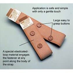 Fitz-All Leg Strap with Buttons for Catheter & Urinary Leg Bags - LEG BAG STRAP KIT