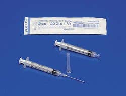 Monoject SoftPack 3mL Syringe - 25g x 1"