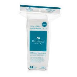 Intrinsics  Large Cotton 12-Ply Gauze 4" x 4" - 200 Count