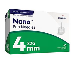 BD ULTRA-FINE Nano Pen Needle 5/32" 32g