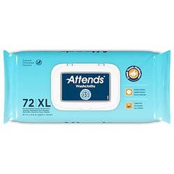 Personal Cleansing Wipe Attends® Soft Pack Scented 72 Count Size: 5X11"