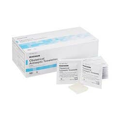 Obstetrical Wipe McKesson Individual Packet BZK (Benzalkonium Chloride) Clean Scent 100 Count 