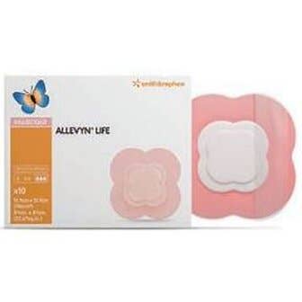 Allevyn Life Adhesive Gel Foam Dressing - Quadrilobe