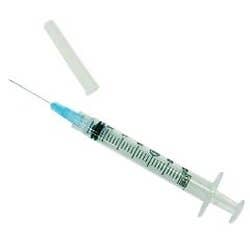 3 mL Luer-Lok Syringe with 25 gauge x 5/8" PrecisionGlide Detachable Needle - Case of 800