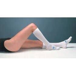 T.E.D. Knee Length Anti-embolism Stockings - Latex Free, White, Inspection Toe