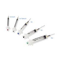 Safety Insulin Syringe with Needle VanishPoint 1 mL 1/2 Inch 29 Gauge Retractable Safety Needle Regular Wall