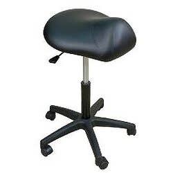 Oakworks Premium Saddle Stool 22"-29"H