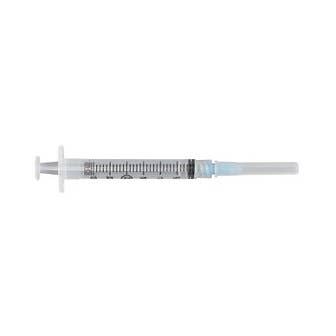 BD 3ml LuerLok Syringe with Hypodermic Needle, 25 G x 1"