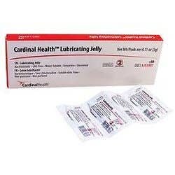 Cardinal Health™ Lubricating Jelly, 3g Foil Packet - Box of 30