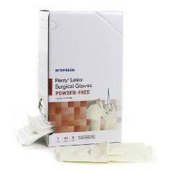 Powder-Free Sterile Latex Surgical Gloves - Box of 100