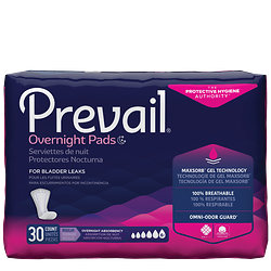 Prevail®  Bladder Control Pad - Overnight Absorbency