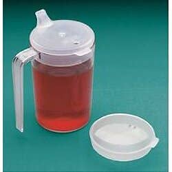 Clear Cup With Two Lids  - Each