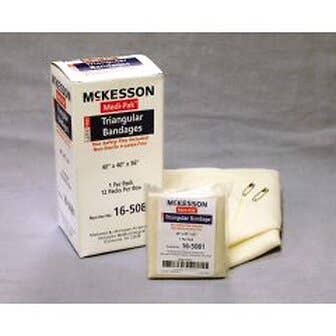 Medi-Pak Triangular Bandage - Natural - Box of 12