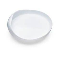 Scooper Dish With Non-Skid Base - Scoop Plate/Bowl
