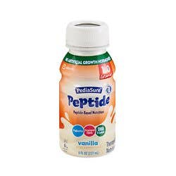 PediaSure® Peptide 1.0 Cal Vanilla Pediatric Oral Supplement / Tube Feeding Formula, 8 oz. Bottle