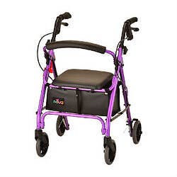 Nova Getgo Petite Rolling Walker Purple - Each