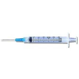 3 mL Luer-Lok Syringe 25g x 1-1/2" PrecisionGlide Detachable Needle - Box of 100