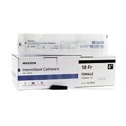 McKesson Intermittent Female Straight Tip PVC Catheter