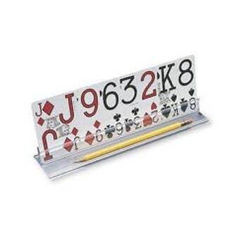Playing Card Holder - Clear plastic for greater visibility