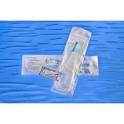 Cure Medical Male Pocket Intermittent Catheter with Lube - 14Fr. 16"