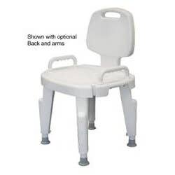 Bath Safe Height Adjustable Shower Chair