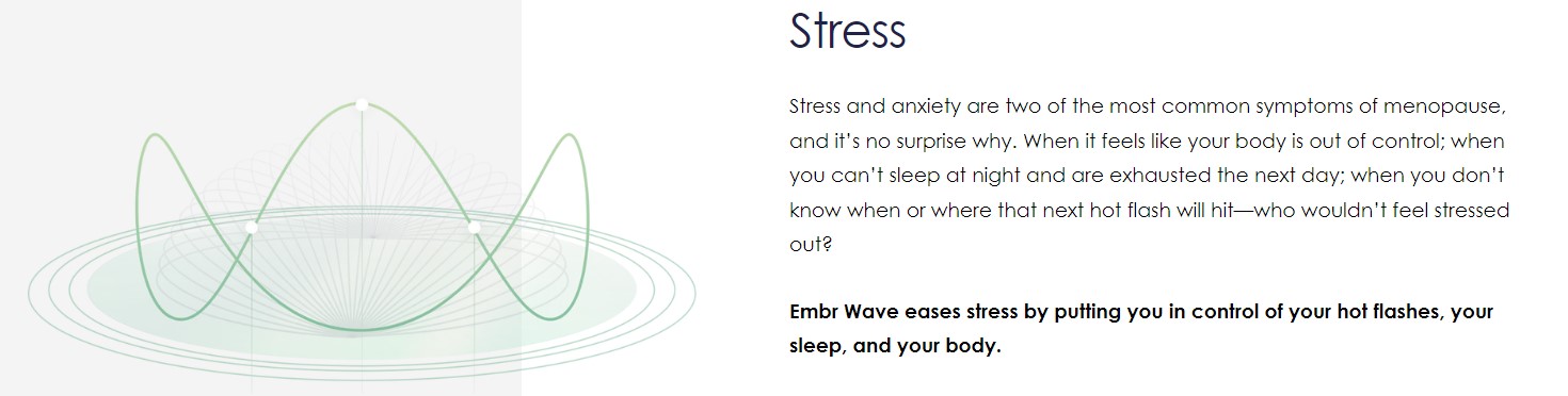 Ease stress from hot flashes